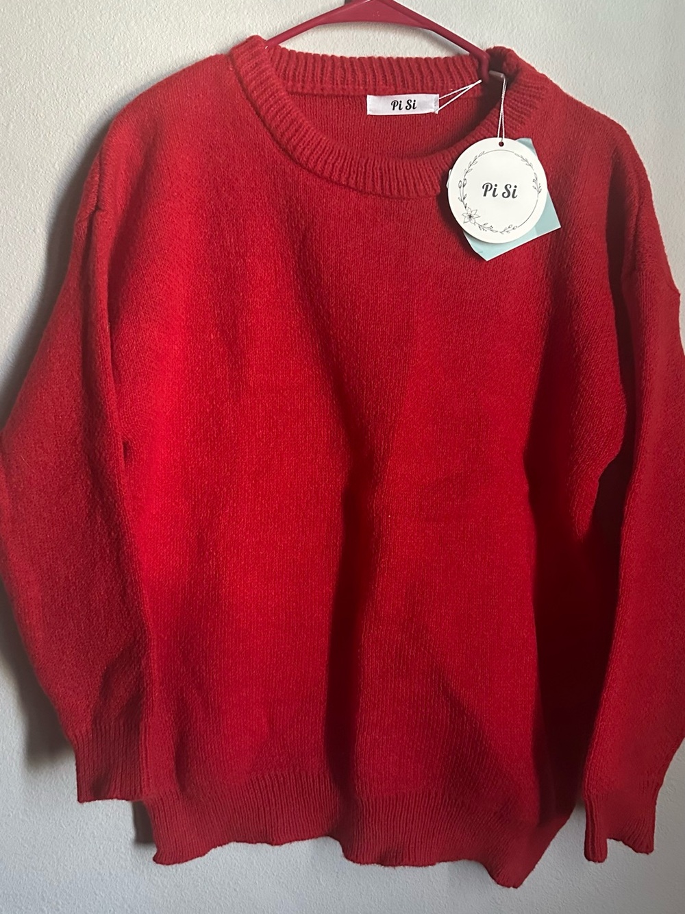Men’s Red Crewneck Sweater
